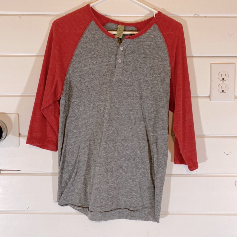 Alternate Earth 3/4 sleeve, Ragland shirt, medium